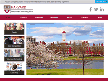 Tablet Screenshot of harvardgraduateconsultingclub.com